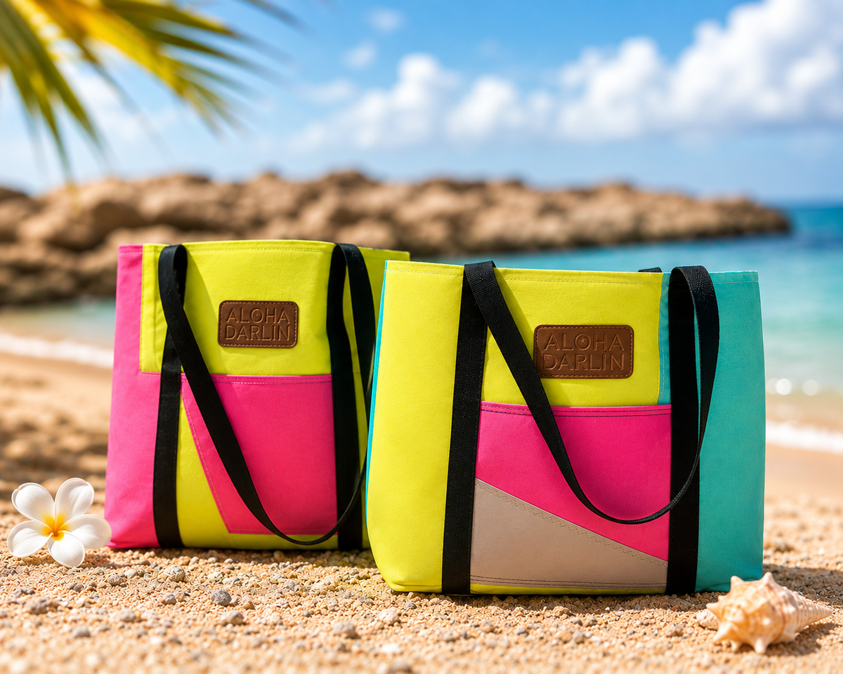 Upcycled Wind-Surfing Tote
