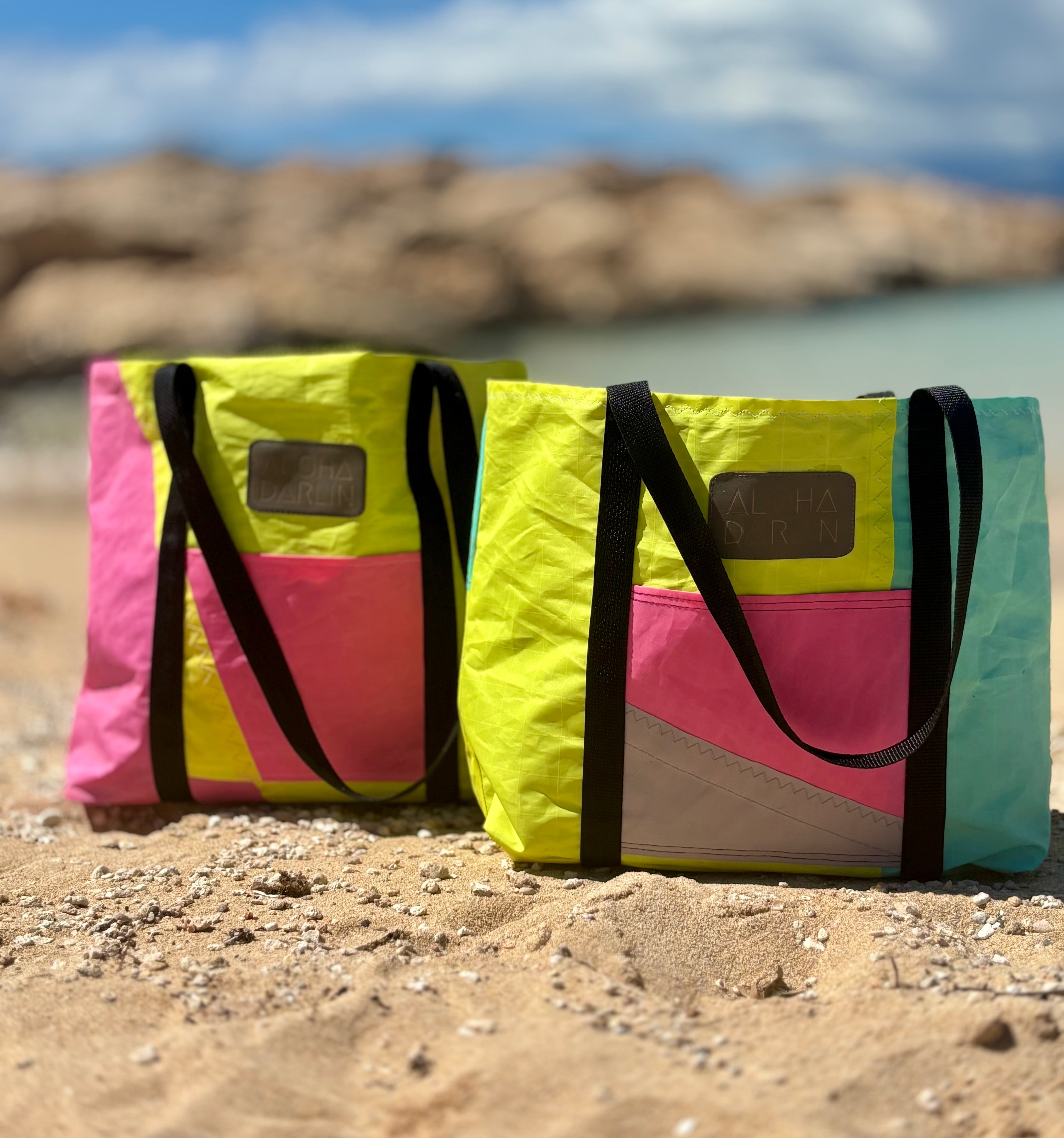 Upcycled Wind-Surfing Tote